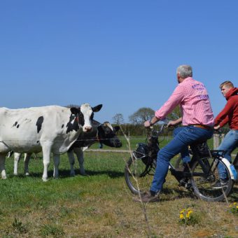 Op de solex toeren en een boerderij bezoeken. Echt Drents uitje op de solex.