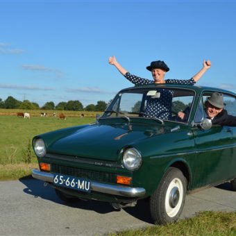 Moederdag uitje met de Daf op het Drentse platteland.