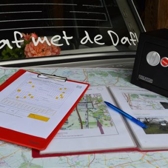 Daf puzzeltocht Drenthe corona uitje