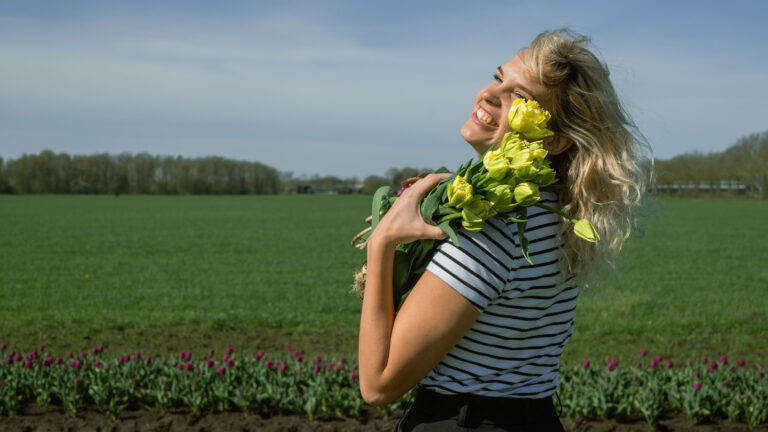 Tulpen fotoshoot Drenthe