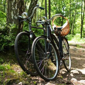 Tijdens een fietstocht genieten van de prachtige omgeving van van hartje Drenthe.