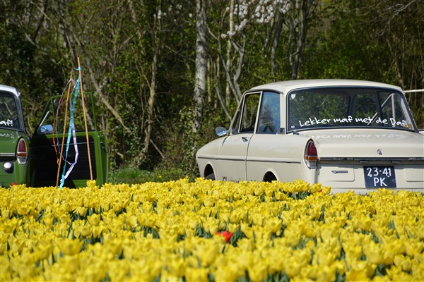 2022 – Meivakantie uitje – tulpentoer met de Daf