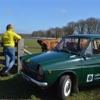 Paasuitje Daf eitje tikken onderweg - Het Drents Kwartiertje - Solex Huren / Rijden - Dafje Huren / Rijden - Groepsactiviteiten, workshops, teambuilding en trainingen Drenthe