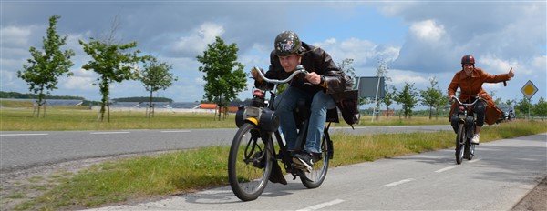 solex toertocht 39 - Het Drents Kwartiertje - Solex Huren / Rijden - Dafje Huren / Rijden - Groepsactiviteiten, workshops, teambuilding en trainingen Drenthe