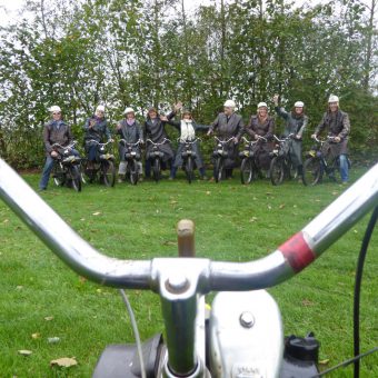 Solex groepsuitje bij het Drents kwartiertje.